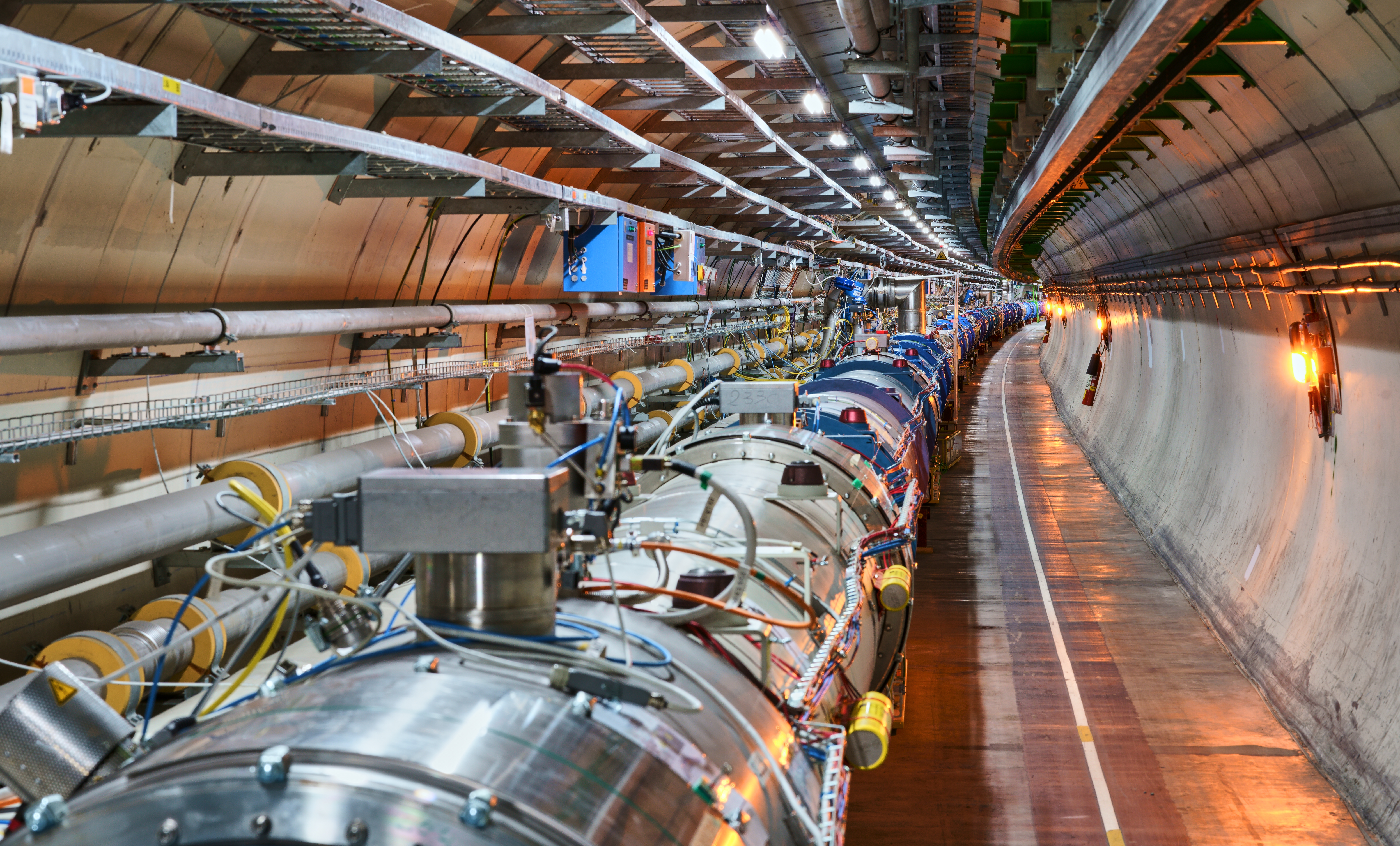An image of the Large Hadron Collider at CERN