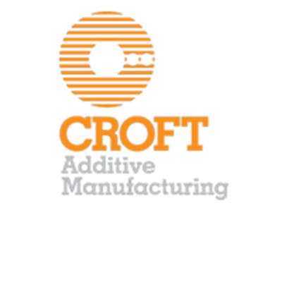 Croft Additive Manufacturing logo - Orange and grey text