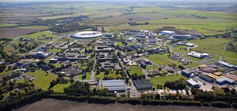 Aerial image of Harwell Campus