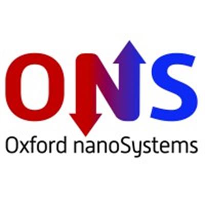 Oxford nanoSystems logo - red and blue 'ONS'