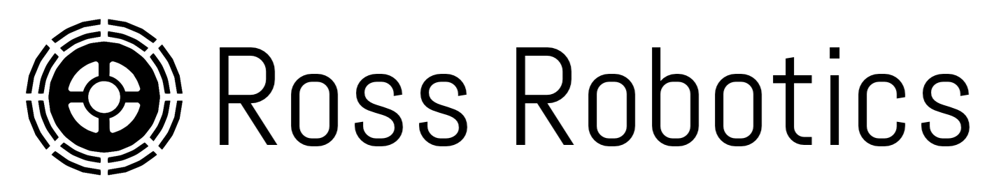 Ross Robotics logo - black text